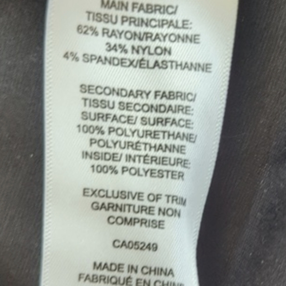 M: S.C. & Co. Long sleeve pleather cuffed Shirt - Picture 6 of 6